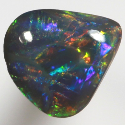 SOLID BLACK OPAL Very rich and bright gemmy colours